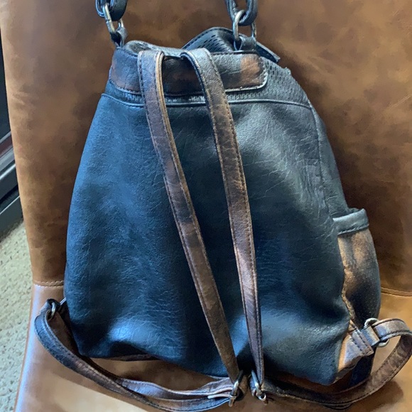 Moda Luxe Vegan Leather Backpack - Picture 4 of 6